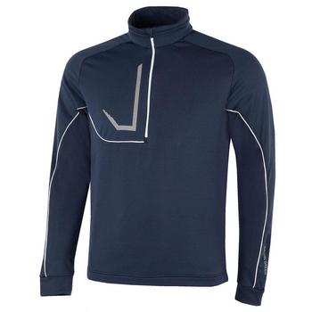 Galvin Green Daxton INSULA Half Zip Golf Sweater - Navy/Ensign Blue/White - main image