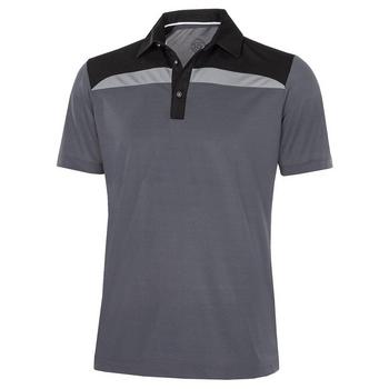 Galvin Green Mapping VENTIL8 Plus Golf Polo Shirt - Forged Iron/Black - main image