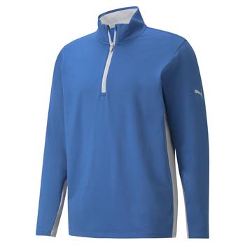 Gold Gear Direct - Puma Gamer 1/4 Zip Golf Sweater - Blue