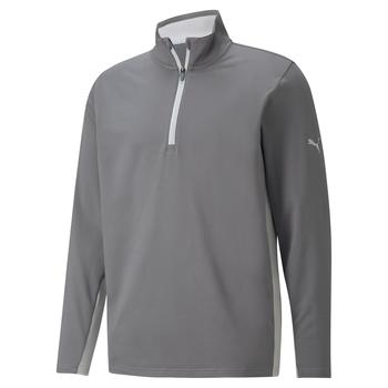 Gold Gear Direct - Puma Gamer 1/4 Zip Golf Sweater - Grey