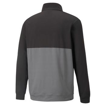 Puma Gamer Colourblock 1/4 Zip Golf Sweater - Black - main image
