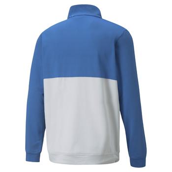 Puma Gamer Colourblock 1/4 Zip Golf Sweater - Blue - main image