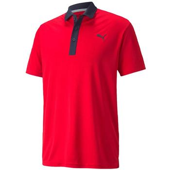 Puma Gamer Golf Polo - Ski Patrol/Navy Blazer - main image