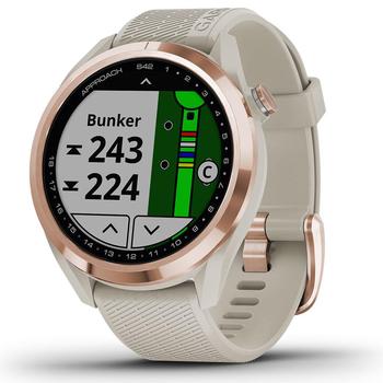 Garmin Approach S42 GPS Golf Watch - Rose Gold/Sand