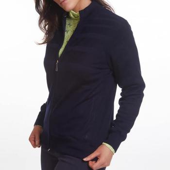 Green Lamb Gabriella Windbarrier Golf Cardigan - Navy - main image