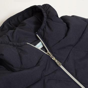 Green Lamb Jules Quilted Golf Jacket Hooded - Navy - main image