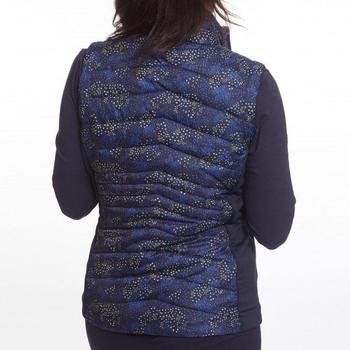 Galvin Green June Printed Padded Golf Gilet - Navy - main image