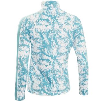 Green Lamb Lena Printed Mid Layer Top - Lagoon-White back - main image