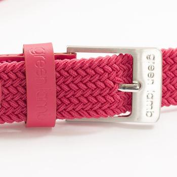 Green Lamb Womens Desiree Stretch Belt Pink Clip Main - main image