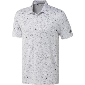 Flag Print Golf Polo Shirt - White - main image