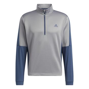 adidas Colourblock 1/4 Zip Golf Sweater - Grey - main image