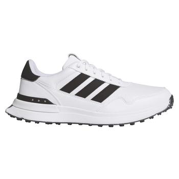 Gold Gear Direct - adidas S2G Leather Spikeless Golf Shoes - White/Core Black/White