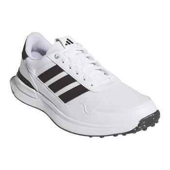 adidas S2G Leather Spikeless Golf Shoes - White/Core Black/White - main image