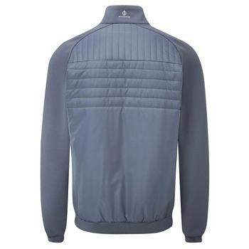 Oscar Jacobson Harrington Padded Full Zip Golf Jacket - China Blue - main image