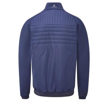 Oscar Jacobson Harrington Padded Full Zip Golf Jacket - Navy - main image