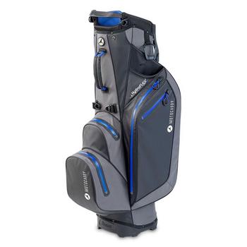 Motocaddy HydroFLEX Golf Trolley/Stand Bag - Charcoal/Blue - main image