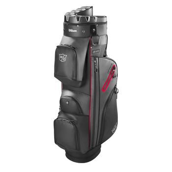 Wilson I-Lock DRY Organiser Waterproof Golf Cart Bag - Black/Red - main image
