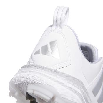 adidas Adipower Spikeless Golf Shoes - White/Silver Metallic/Halo Silver - main image