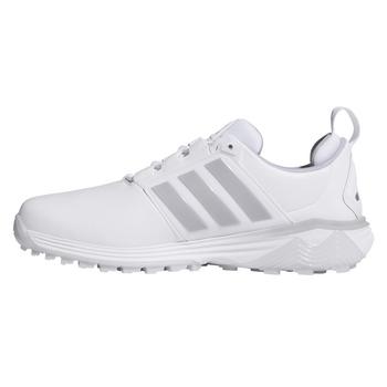 adidas Adipower Spikeless Golf Shoes - White/Silver Metallic/Halo Silver - main image