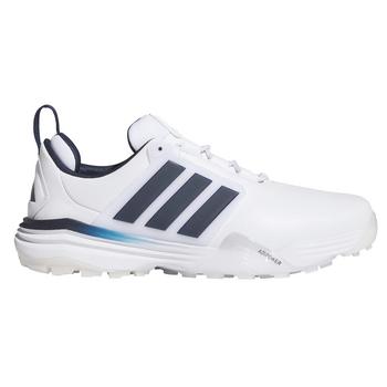 Adidas Adipower Spikeless Golf Shoes - White/Collegiate Navy/Lucid Orange
