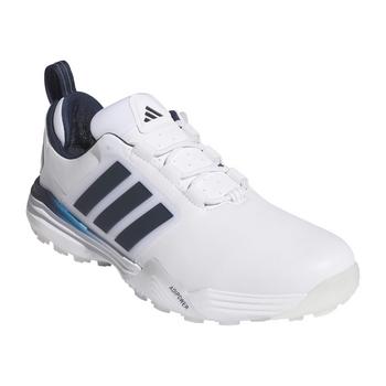 adidas Adipower Spikeless Golf Shoes - White/Collegiate Navy/Lucid Orange - main image