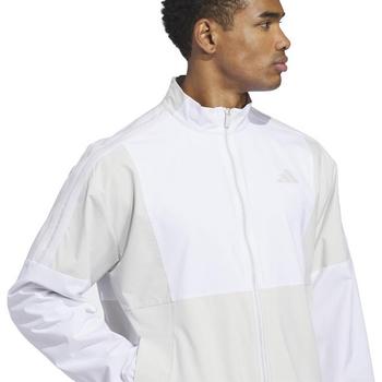 adidas Beyond the Course Windbreaker Golf Jacket - Orbit Grey/White - main image