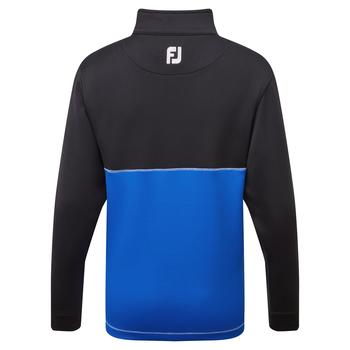 FootJoy Junior Colourblock Golf Chill Out Sweater - Black - main image