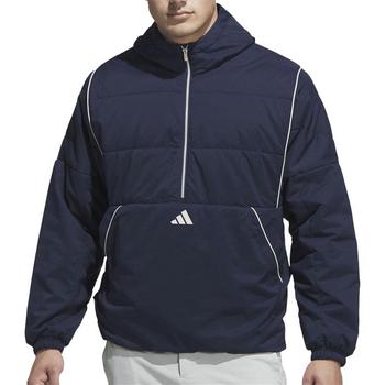 adidas Beyond Twistweave Half Zip Filled Hoodie Jacket - Navy - main image