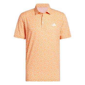 Gold Gear Direct - Ultimate365 Mesh Print Climacool Golf Polo Shirt - Dusky Orange
