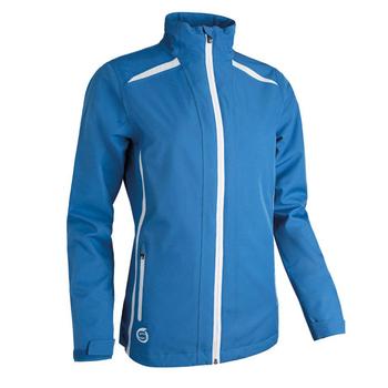 Sunderland Ladies Killy Waterproof Golf Jacket - Ocean/White - main image