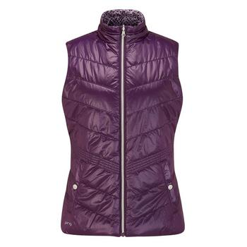 Gold Gear Direct - Ping Ladies Lola Reversible Insulated Golf Vest - Purple Plum