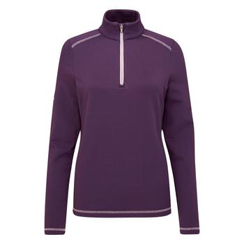 Ping Ladies Sonya Half Zip Mid-Layer Golf Top - Purple Plum - main image