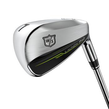 Wilson Launch Pad 2 Golf Irons - Steel Mens Left Uniflex KBS Max Ultralite 5-PW - main image