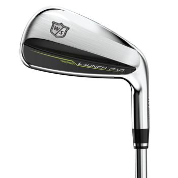 Wilson Launch Pad 2 Golf Irons - Steel Mens Left Uniflex KBS Max Ultralite 5-PW - main image