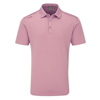Ping Lindum Golf Polo Shirt - Rosewood