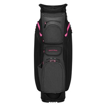 TaylorMade TM Cart Lite Golf Bag - Black/Grey/Neon Pink - main image