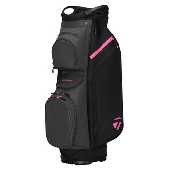 TaylorMade TM Cart Lite Golf Bag Black / Grey / Neon Pink