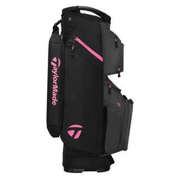 TaylorMade TM Cart Lite Golf Bag - Black/Grey/Neon Pink - main image