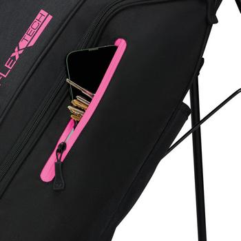 TaylorMade FlexTech Golf Stand Bag - Black/Neon Pink - main image