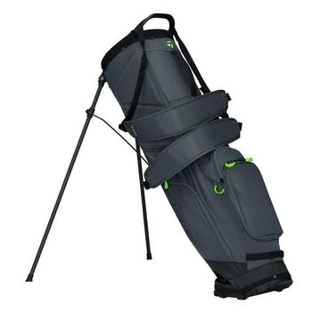 TaylorMade FlexTech SuperLite Golf Stand Bag - Grey/Neon Green - main image