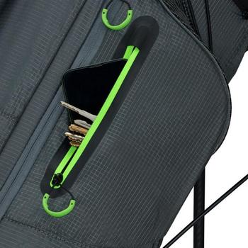 TaylorMade FlexTech SuperLite Golf Stand Bag - Grey/Neon Green - main image