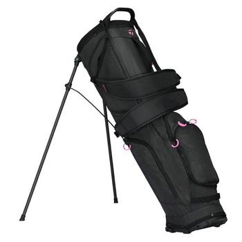 TaylorMade FlexTech SuperLite Golf Stand Bag - Black/Neon Pink - main image