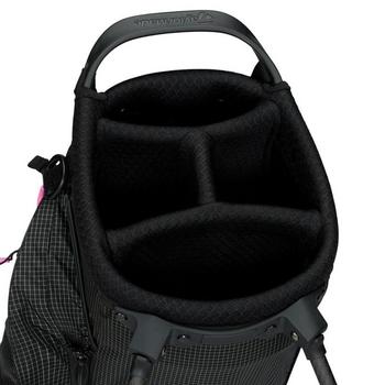 TaylorMade FlexTech SuperLite Golf Stand Bag - Black/Neon Pink - main image