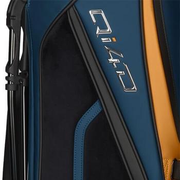 TaylorMade Qi4D Tour Golf Stand Bag - Black/Deep Blue/Orange - main image