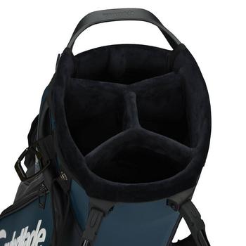 TaylorMade Qi4D Tour Golf Stand Bag - Black/Deep Blue/Orange - main image