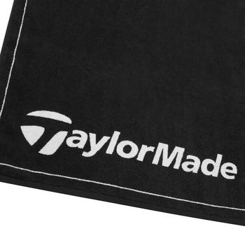 TaylorMade Tour Golf Towel - Black - main image