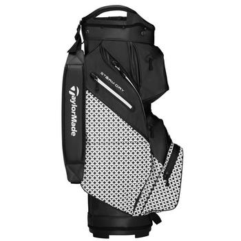 TaylorMade Storm Dry Waterproof Golf Cart Bag - Heritage Icon Black - main image