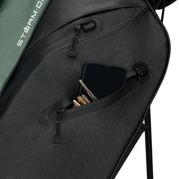 TaylorMade Storm Dry Waterproof Golf Stand Bag - Black/Dark Sage - main image