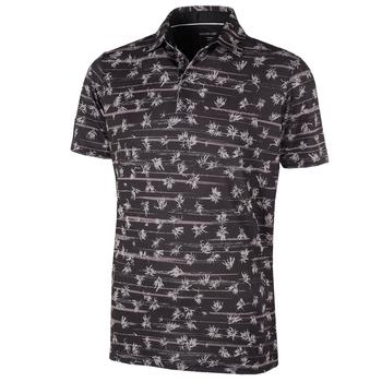 Galvin Green MALIK Ventil8+ Golf Shirt - Black/Sharkskin - main image