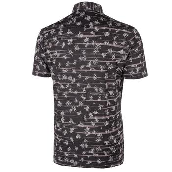 Galvin Green MALIK Ventil8+ Golf Shirt - Black/Sharkskin - main image